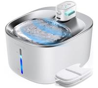 FEELNEEDY 4L Fontaine a Eau Chat sans Fil avec Detecteur de Mouvement