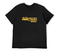Feels Coolly Casual T-Shirt Faketaxi, I'm The Fake Taxi Driver Inspired DesignHomme Bianca Black L