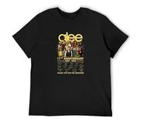 Feels Coolly Men's T-Shirt Glee 11Th Anniversary 2009 2020 Signatures Thank You for The Memories Black XXL