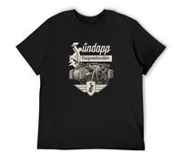 Feels Coolly Unisex T-Shirt Zündapp 2Tandem Bicycle Cult Logo Men's ShorSleeve Black 3XL