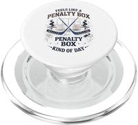 Feels Like a Penalty Box Kind of Day Funny Hockey PopSockets PopGrip pour MagSafe