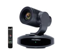 FEELWORLD 4K10X Caméra PTZ avec Zoom Optique 10X, 4K30fps Caméra de Conférence 4K30fps avec Suivi Automatique AI avec HDMI USB3.0 LAN (PoE) pour Services Religieux, Éducation,Live Streaming