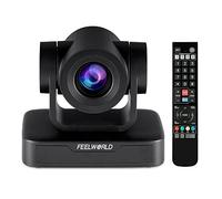 Feelworld Caméra de vidéoconférence PTZ USB10X avec zoom optique 10x Full HD 1080p pour réunions d'affaires, diffusion en direct, éducation à l'église