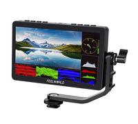 FEELWORLD F5 Pro V4 Écran Tactile DSLR 15,2 cm Moniteur de Terrain avec kit Externe 3D LUT F970 Installation pour Transmission sans Fil IPS FHD1920 x 1080 4K HDMI Entrée Sortie 5 V Type C Bras