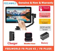 FEELWORLD F6 Plus V2 6' - moniteur de champ sur caméra DSLR, écran tactile de pouces avec HDR 3D Lut IPS FHD, 1920x1080, avec assistant de mise au point vidéo F6 Plus Standard