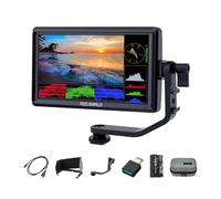 FEELWORLD FW568 V3 Moniteur de Champ pour Appareil Photo Reflex numérique 6" avec LUT de Forme d'onde Assistance de Mise au Point vidéo 1920 x 1080 IPS avec entrée 4K HDMI 8,4 V CC Batterie Incluse