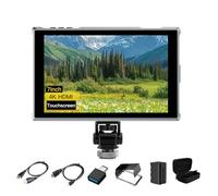 FEELWORLD FW759 Pro 7 Pouces écran Tactile Moniteur de Terrain avec Batterie 4400 mAh, résolution IPS HDMI 4K 1280 x 800, Format 9:16, marqueur de Mise au Point, entrée/Sortie vidéo Full HD
