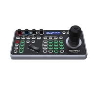 FEELWORLD KBC20 PTZ Contrôleur de joystick pour appareil photo, écran LCD 4D, prise en charge du clavier PoE Visca Pelco-D/P RS422 RS485 RS232 RJ45 pour église en direct, événements, diffusion en