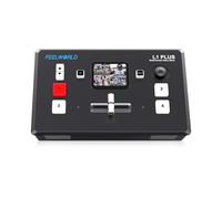 FEELWORLD L1 Plus Mélangeur vidéo Multi-caméras avec contrôleur PTZ Chroma Key 4 entrées HDMI Sortie USB3.0 Format d'écran Tactile de 2 Pouces Production en Direct Temps Réel