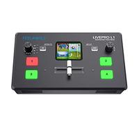 FEELWORLD LIVEPRO L1 V1 Mélangeur vidéo Multi-caméras Commutateur 4 entrées HDMI Écran LCD 2 Pouces Production de caméra USB 3.0 Diffusion en Direct en Temps réel Dissipation Thermique légère
