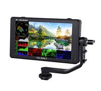 FEELWORLD LUT6 Moniteur à écran Tactile 6 Pouces Caméra Reflex numérique IPS 1920x1080 avec 2600nits HDR / 3D LUT Histogramme de Forme d'onde VectorScope Sortie d'entrée HDMI 4K