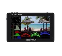 FEELWORLD LUT7S Écran tactile 3D 2200 nits 3G-SDI 4K HDMI 1920 x 1200 3D LUT pour appareil photo reflex numérique avec étui de rangement VectorScope Histogramme