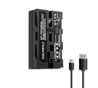 FEELWORLD NP-F550 2200mAh Battery Replacement of NP-F970 F960 F950 F770 F750 F570 F550, USB-C Fast Charging Rechargeable for Camera Monitor FW568 FW759 T7PLUS F5PRO F6PLUS