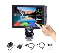 FEELWORLD P6X Moniteur de caméra à écran tactile 14 cm 1000 nits, prend en charge 4K 60 Hz, 3D LUT, HDR, boîtier en aluminium de forme d'onde 9:16 marqueur