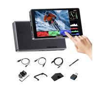 FEELWORLD P6XL Moniteur de Caméra DSLR à Écran Tactile 6 Pouces Moniteur de Terrain 1200Nit avec Batterie Intégrée 4K 60Hz HDMI2.0 3DLUT HDR Waveform Screenshot Boîtier en Aluminium