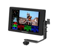 FEELWORLD SH7 Moniteur Caméra Écran Tactile 7 Pouces 2200Nit Moniteur Prise en charge de l'entrée et de la sortie SDI/HDMI avec conversion HDMI&SDI Forme d'onde HDR 3DLUT NP-F970 Installation externe.