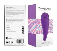 FEELZTOYS Femmegasm - stimulateur clitoridien 2en1 rechargeable - violet