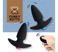 Kit de 2 Plugs Anal Vibrants Télécommandés pour Couple FunkyButts
