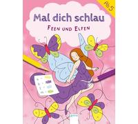 Feen und Elfen: Mal dich schlau. Malen nach Zahlen ab 5 Jahre, Vorschule