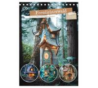 Feenlichterwald - Wo kleine Elfen ihre Flügel ausruhen (Tischkalender 2026 DIN A5 hoch), CALVENDO Monatskalender: Hier können Kinder inmitten von ... zauberhaften Atmosphäre verzaubern lassen.