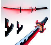 FÉENOMENN Décoration Murale Japonaise - Katana épée de Tanjiro Lumineux - Support Mural Inclus