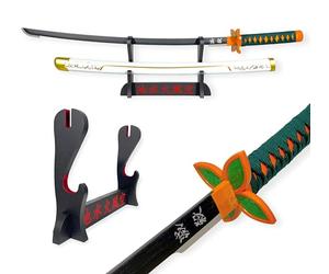 FÉENOMENN Katana Décoratif Japonais - Epée de Shinobu - Présentoir Premium Inclus