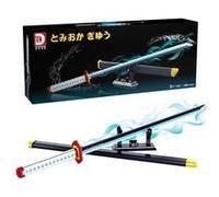 FÉENOMENN Katana Demon Slayer Giyu - Epée Jeu Construction 695 Pièces - Coffret Premium G