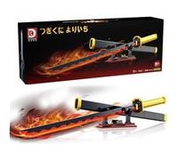 FÉENOMENN Katana Demon Slayer Yoriichi - Epée Jeu Construction 606 Pièces - Coffret Premium G