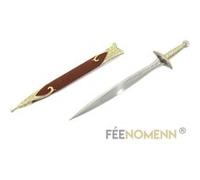 FÉENOMENN le seigneur des anneaux / hobbit - réplique épée frodon / bilbon - dard (gold edition)