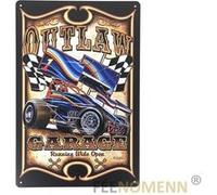 FÉENOMENN plaque métal déco vintage - course buggy - outlaw garage (20x30cm) G