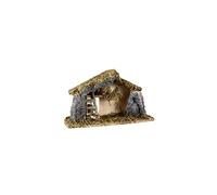 Feeric Lights & Christmas Crèche de Noël «Mousse & Pierres» 30 cm Multicolore