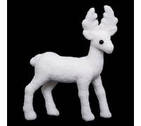 Feeric Light and Christmas Jja Décoration Renne Blanc 13 cm