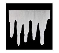 Féérie Lights & Christmas - Décoration de Noël à suspendre neige Blanc manteau - L. 200 x H. 33 cm - Blanc - Sous son blanc manteau Blanc G