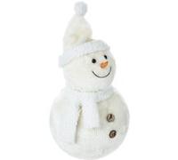 Fééric Lights and Christmas - Bonhomme de Neige Déco "Hors Piste" 38cm Blanc Blanc G