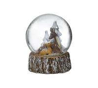 Fééric Lights and Christmas - Boule à Neige Déco Glacé 9cm Naturel