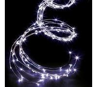 Feeric Lights & Christmas – Cascade lumineuse extérieure 2 m 400 LED blanc froid + transfo
