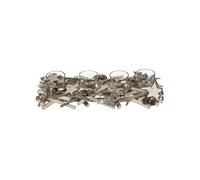 Feeric Lights & Christmas Centre de table Hors Piste 38 cm 4 photophores en bois Gris