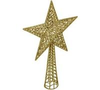 FEERIC LIGHTS & CHRISTMAS Cimier Etoile pailleté - H 38 cm - Or