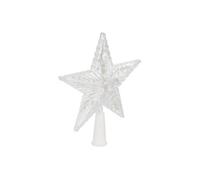 Fééric Lights and Christmas - Cimier Sapin Lumineux "Etoile" 20cm Blanc Chaud