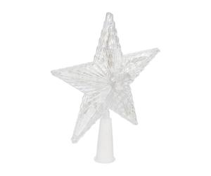 Fééric Lights and Christmas - Cimier Sapin Lumineux Étoile 20cm Blanc Chaud