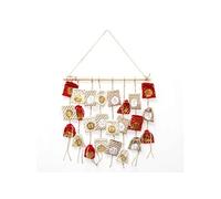 Décoration de Noël Calendrier ""Vintage"" 60cm Beige