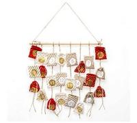 Fééric Lights and Christmas - Décoration de Noël Calendrier "Vintage" 60cm Beige Beige G