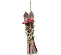 Paris Prix - Décoration De Noël Ski vintage 31cm Naturel Naturel