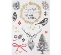 Fééric Lights and Christmas - Décoration pour Vitres "Sticker Pop" 41cm Multicolore