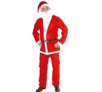 Fééric Lights and Christmas - Déguisement Adulte "Père Noël" Taille Unique Rouge Rouge G