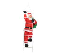 FEERIC Lights and Christmas - GRIMPEUR Pere Noel + ECHELLE H120CM