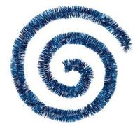 Atmosphera - Guirlande de noël holographique Bord festonné Bleu Nuit 50x4x2m