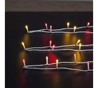 Fééric Lights and Christmas - Guirlande de Noël Lumineuse "Timer" 20m Blanc Chaud & Rouge