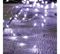 Fééric Lights and Christmas - Guirlande Lumineuse Extérieur Solaire Coper 20m Blanc Froid