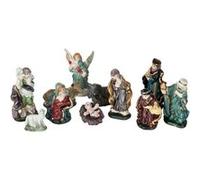 Fééric Lights and Christmas - Lot de 11 Santons "Crèche" 9cm Multicolore Multicolore G